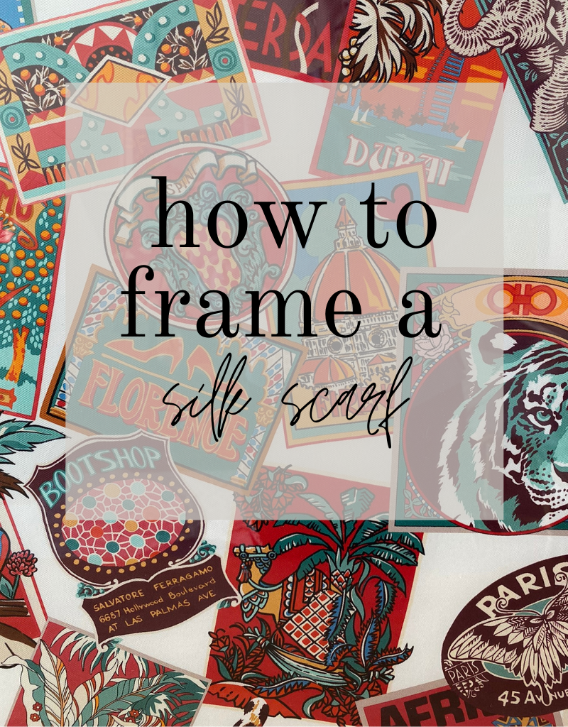 Silk Scarf Framing – Simply Framed